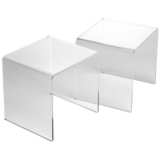 Crystal Clear 14 1/2&quot; Wide Modern Acrylic Accent Table