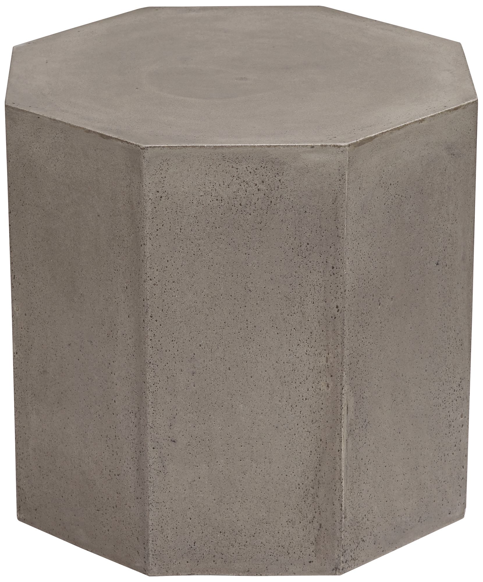 Ollo 18" High Gray Concrete End Table 34Y40 Lamps Plus