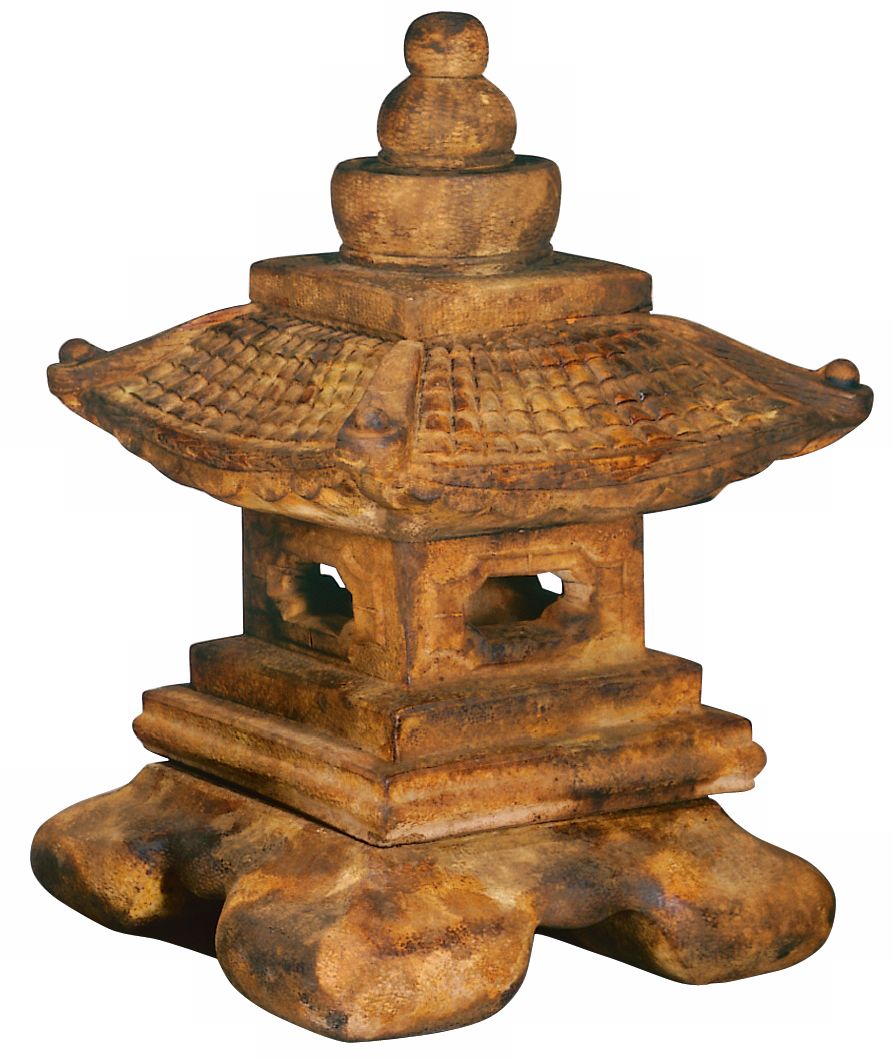 Large Great Roof Lantern 28" High Pagoda Garden Accent