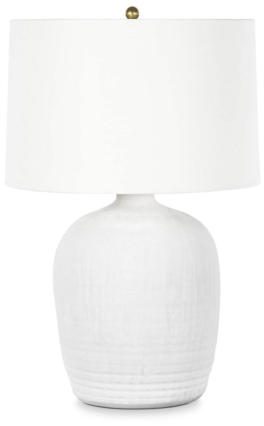 Regina Andrew Design Phoenix White Ceramic Jug Table Lamp 351H2 Lamps Plus