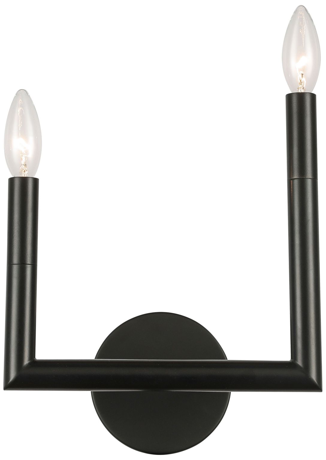 Nora Right 11 1/4" High Matte Black Wall Sconce