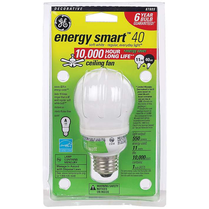 11 Watt Cfl Ceiling Fan Energy Star Light Bulb 35286 Lamps Plus