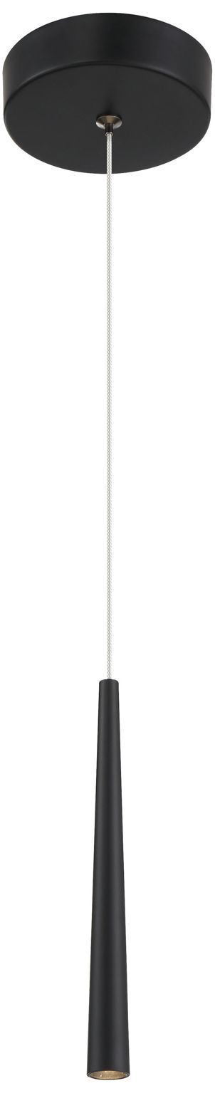 George Kovacs Stretch 1-light Black Led Mini Pendant