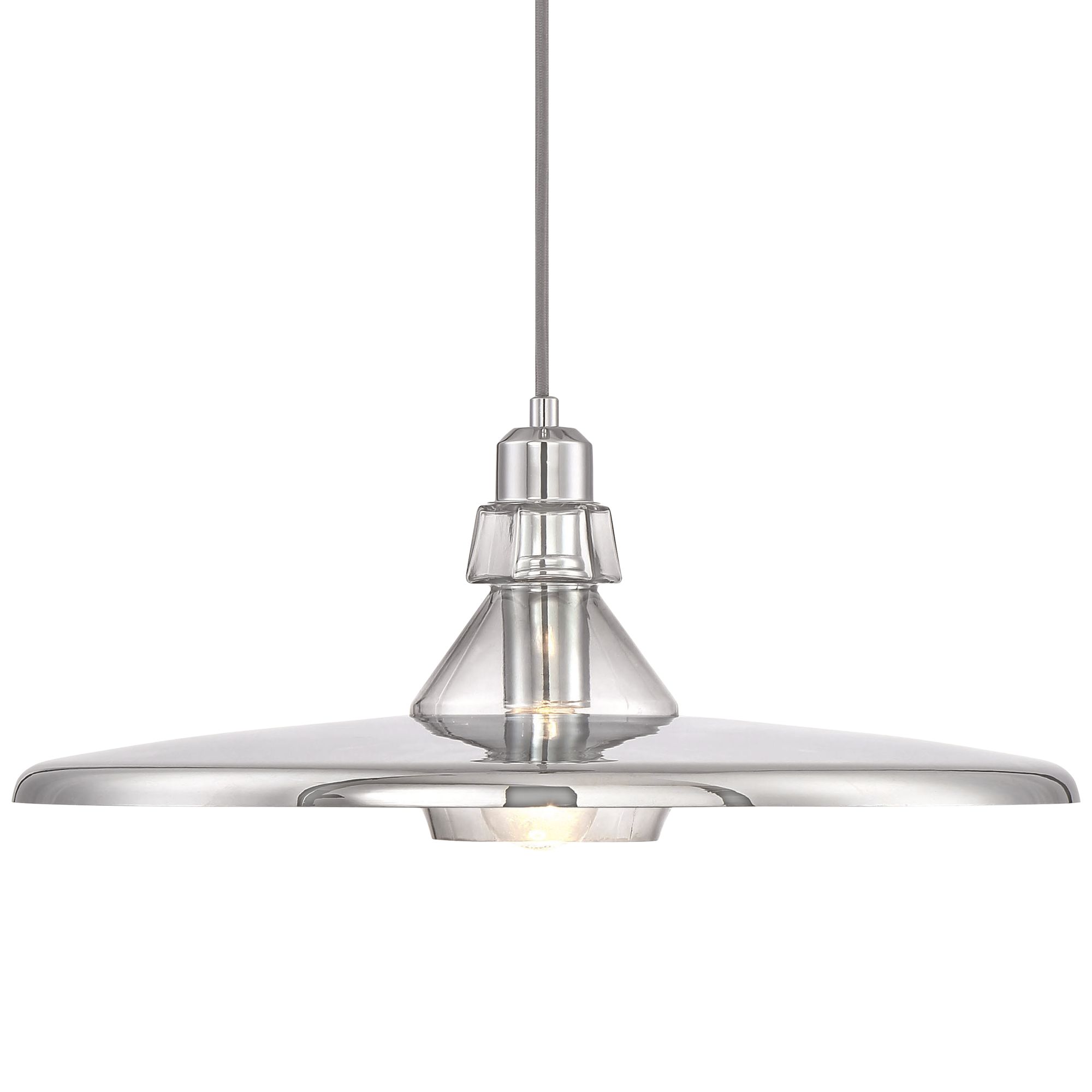 Eurofase Legend 19 1/4" Wide Chrome Pendant Light