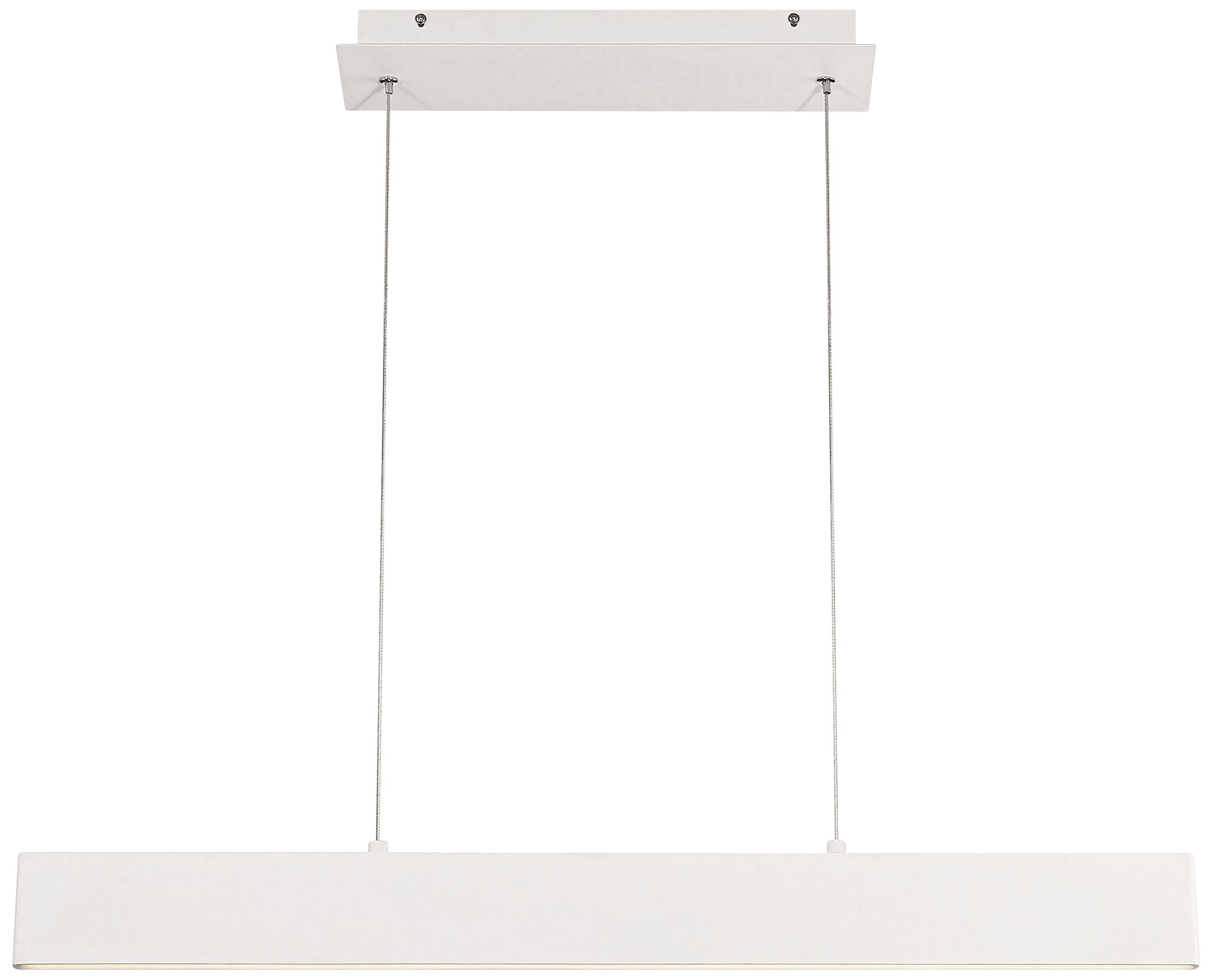 Eurofase Rogers 32"W White LED Kitchen Island Light Pendant