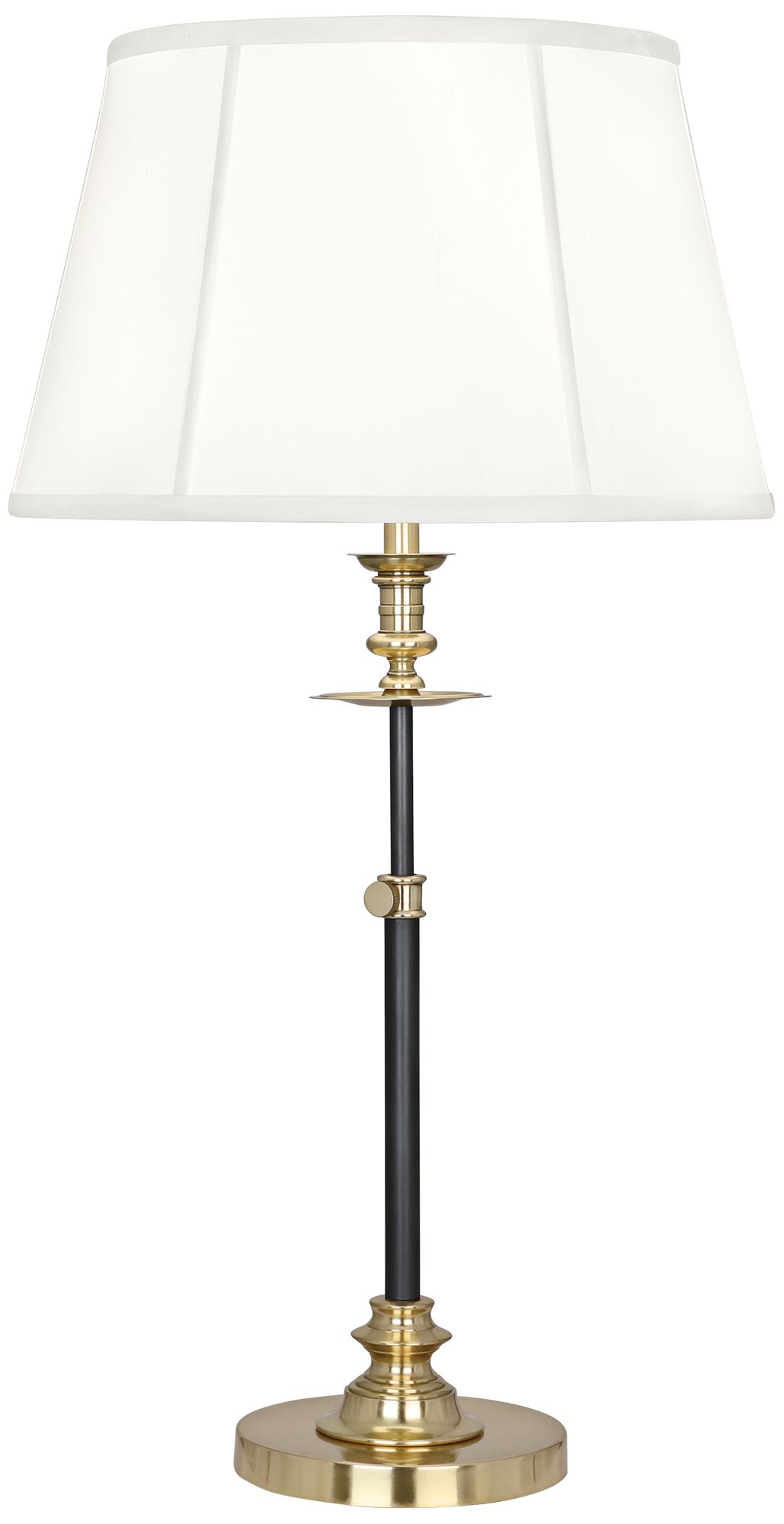 Lewis Deep Patina Bronze and Modern Brass Club Table Lamp