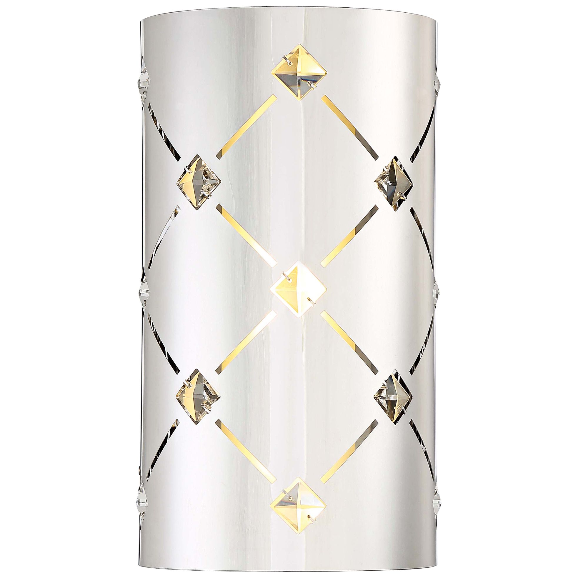 George Kovacs Crowned 12" High Chrome LED Wall Sconce