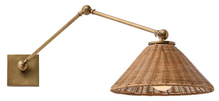 Arteriors Home Padma Antique Brass Wall Lamp