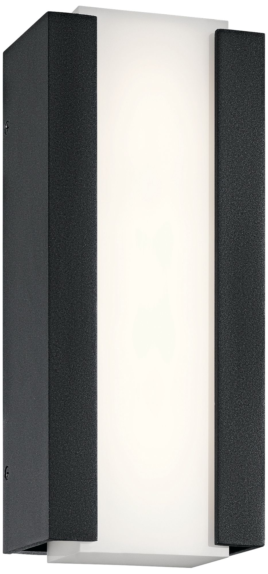 Kichler Ashton 12"H Textured Black LED Outdoor Wall Light