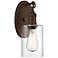 Cloverly 11 3/4" High Bronze LED Wall Sconce