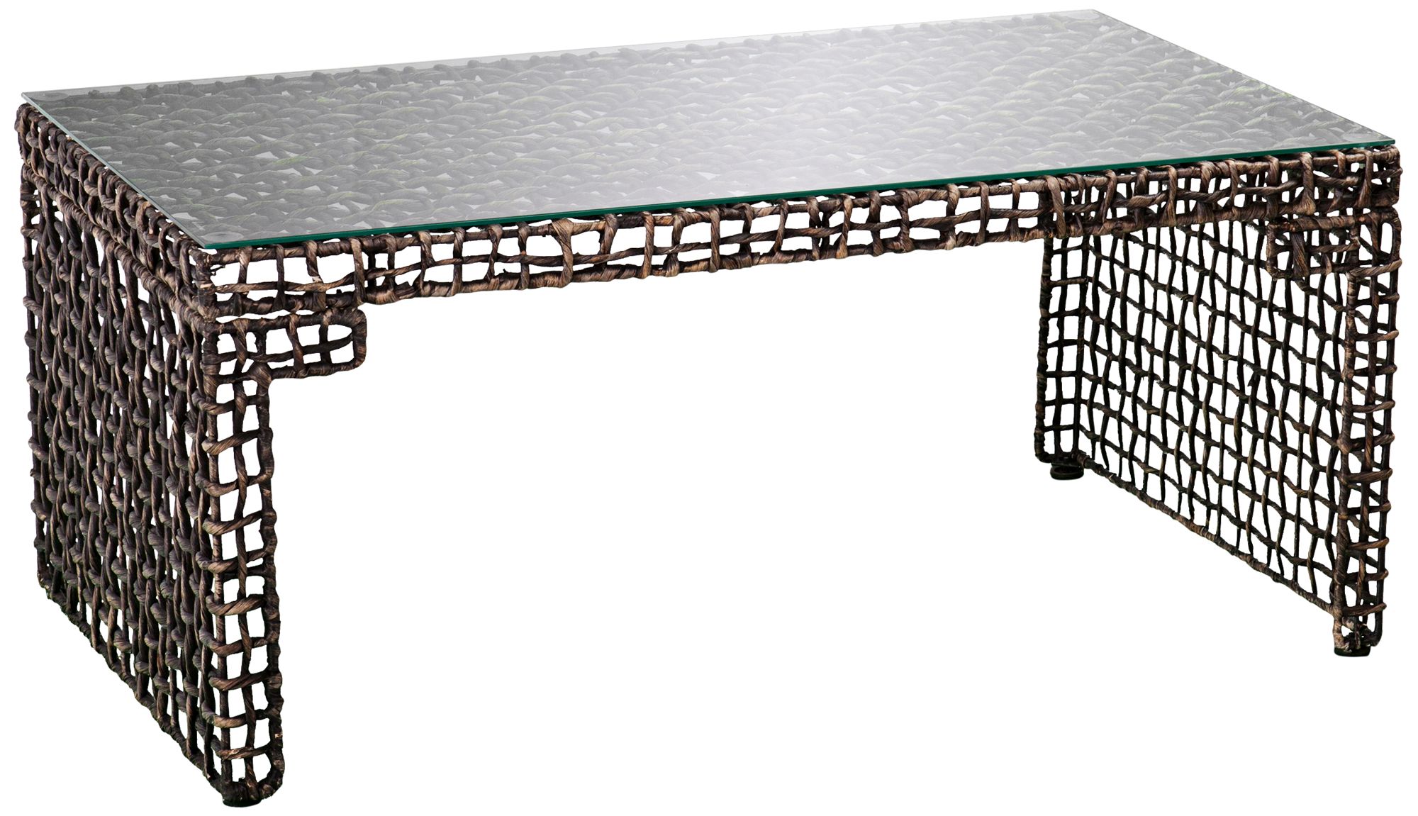 Joni 42 1/2" Wide Blackwash Brown Rectangular Cocktail Table