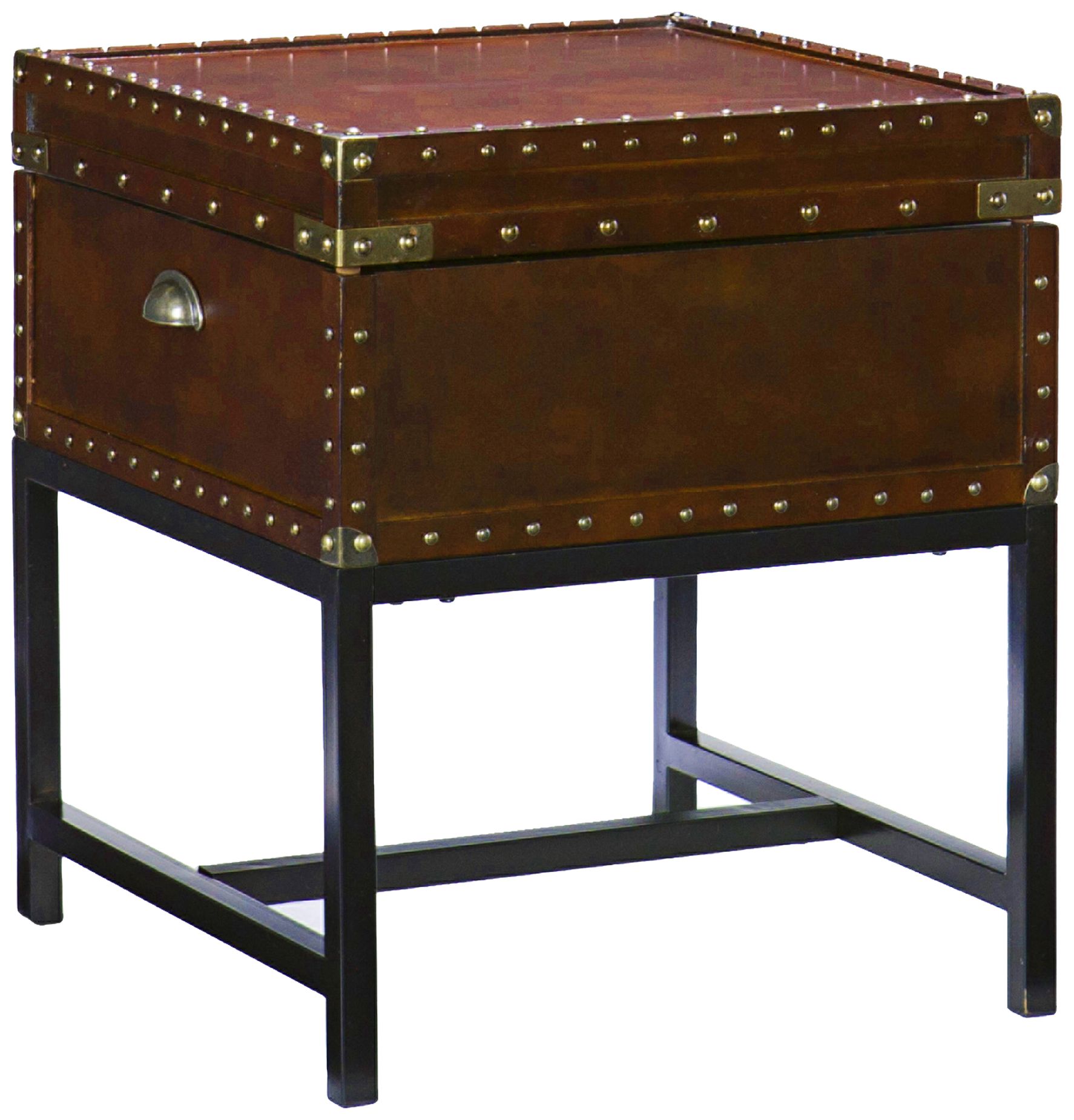 Venture 20" Wide Espresso Bown Storage End Table