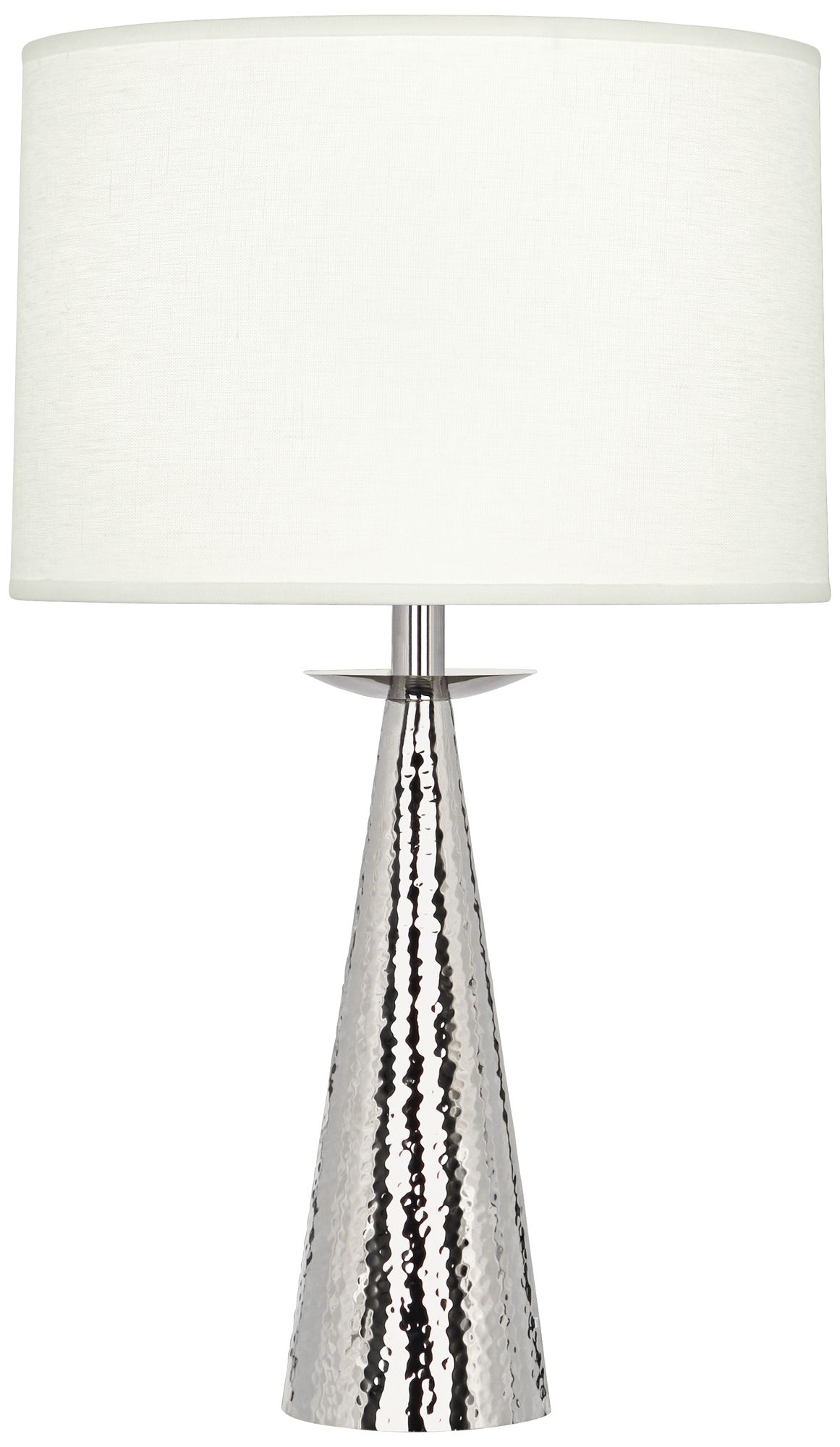 Robert Abbey Dal Polished Nickel Accent Table Lamp