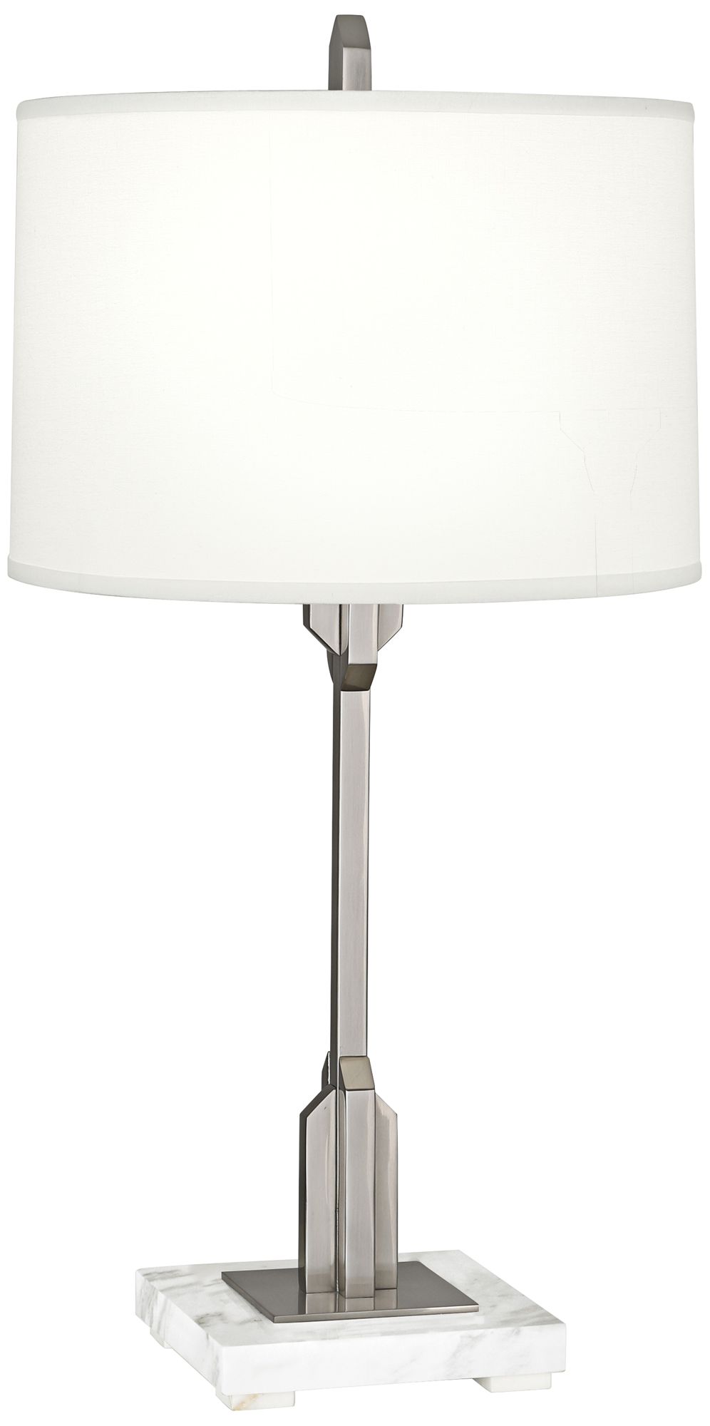 Robert Abbey Empire Polished Nickel Accent Table Lamp