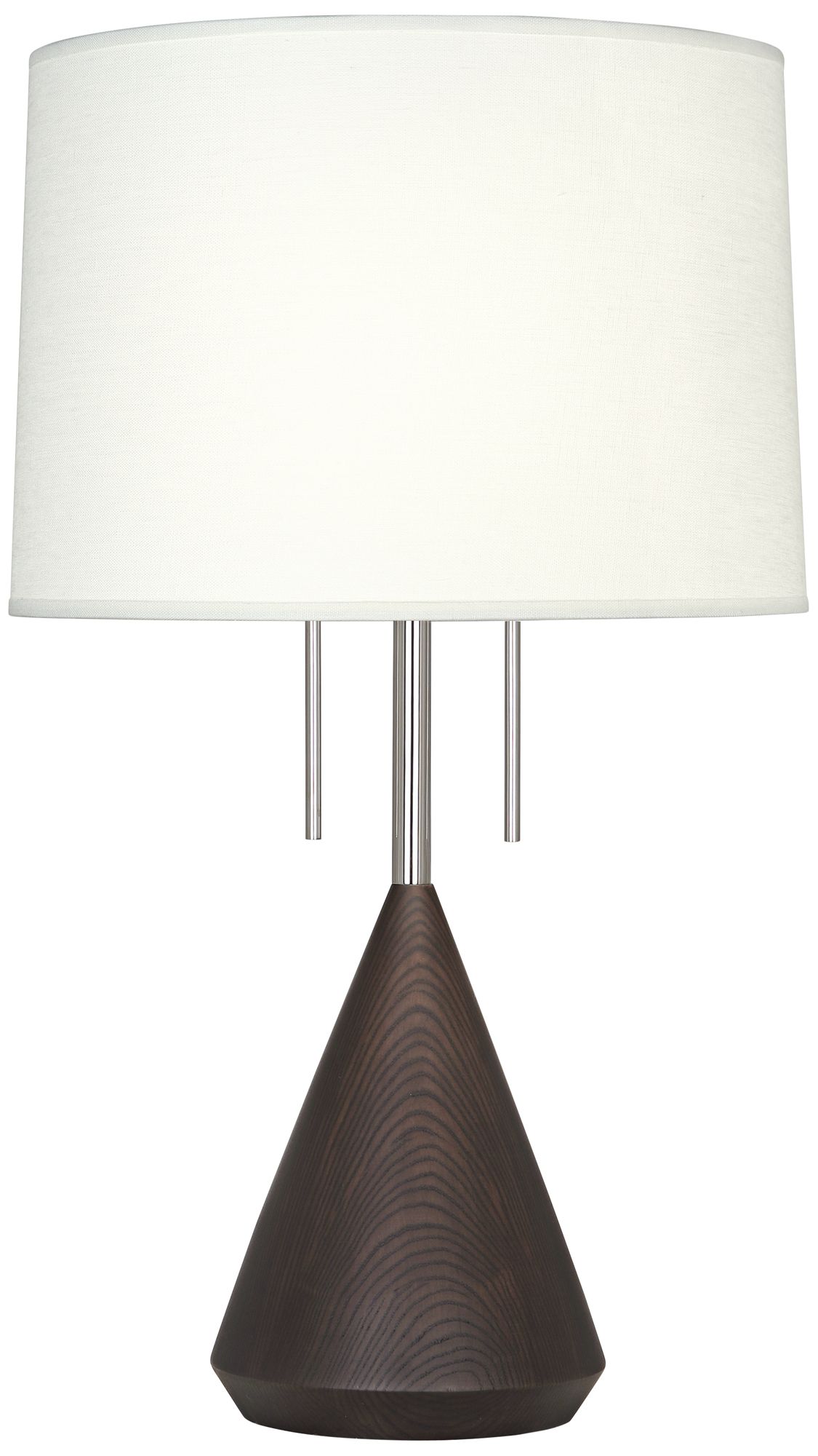 Robert Abbey Wally Dark Walnut Table Lamp