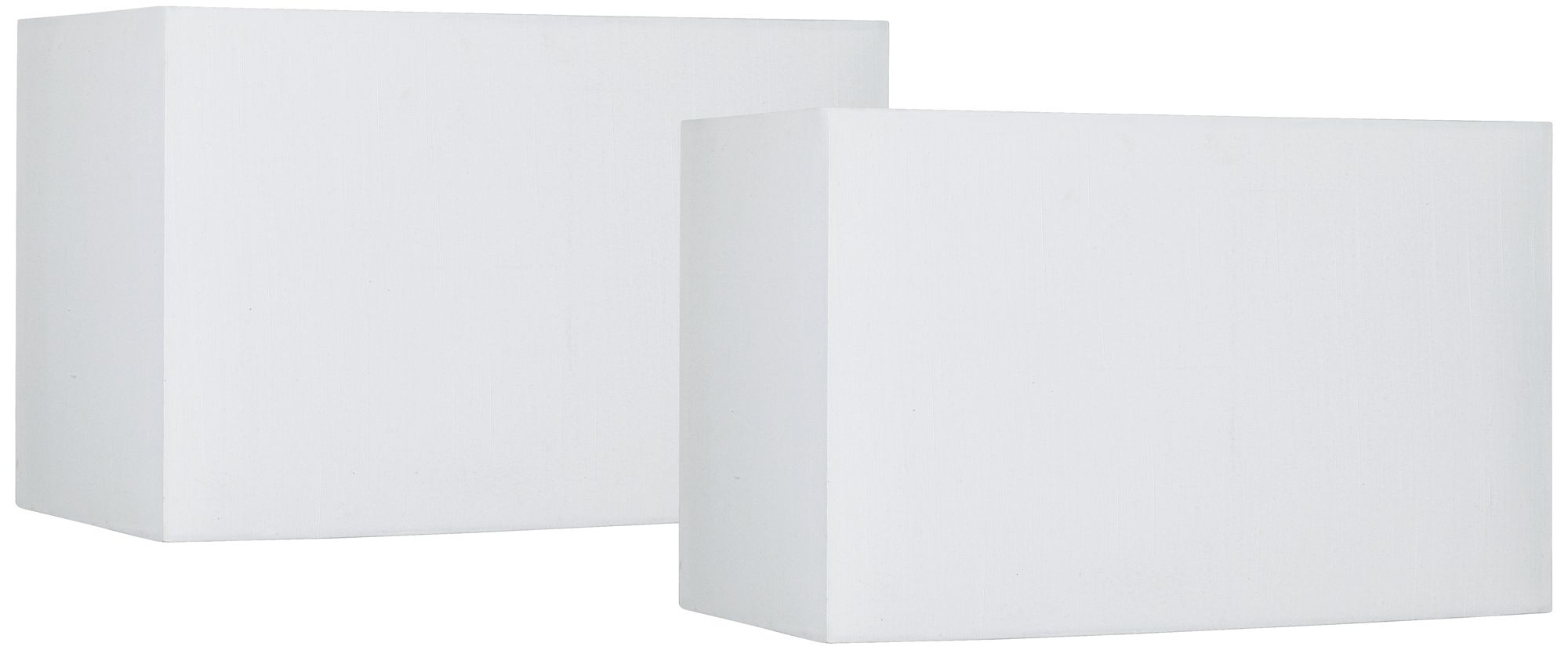 oblong lamp shades in white