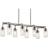 Braelyn 42&quot;W Classic Pewter Kitchen Island Light Chandelier