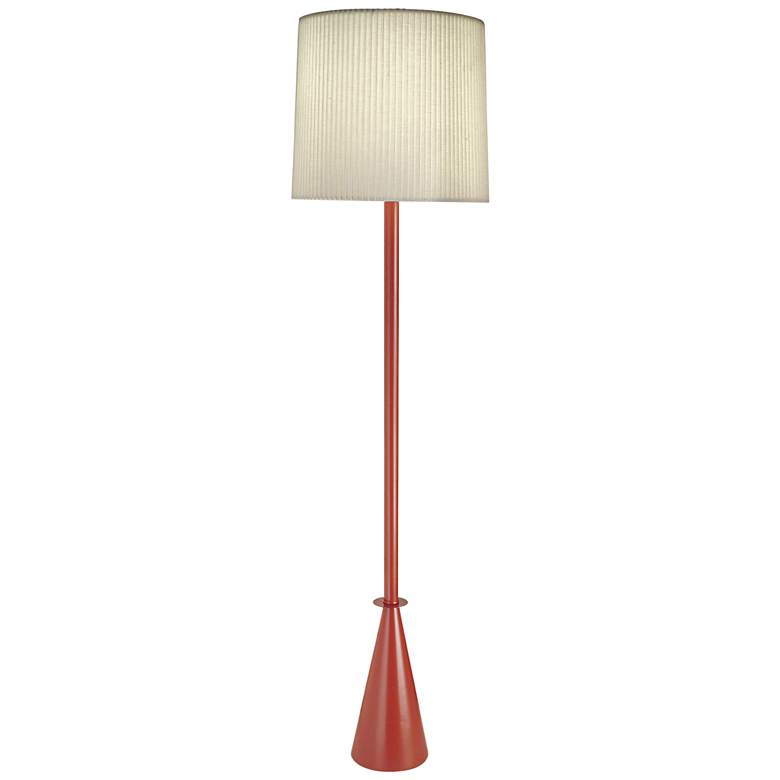 Stiffel Carson Converse Maple Leaf Red Floor Lamp