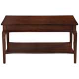 Stratus 38&quot; Wide Heartwood Cherry Wood Coffee Table
