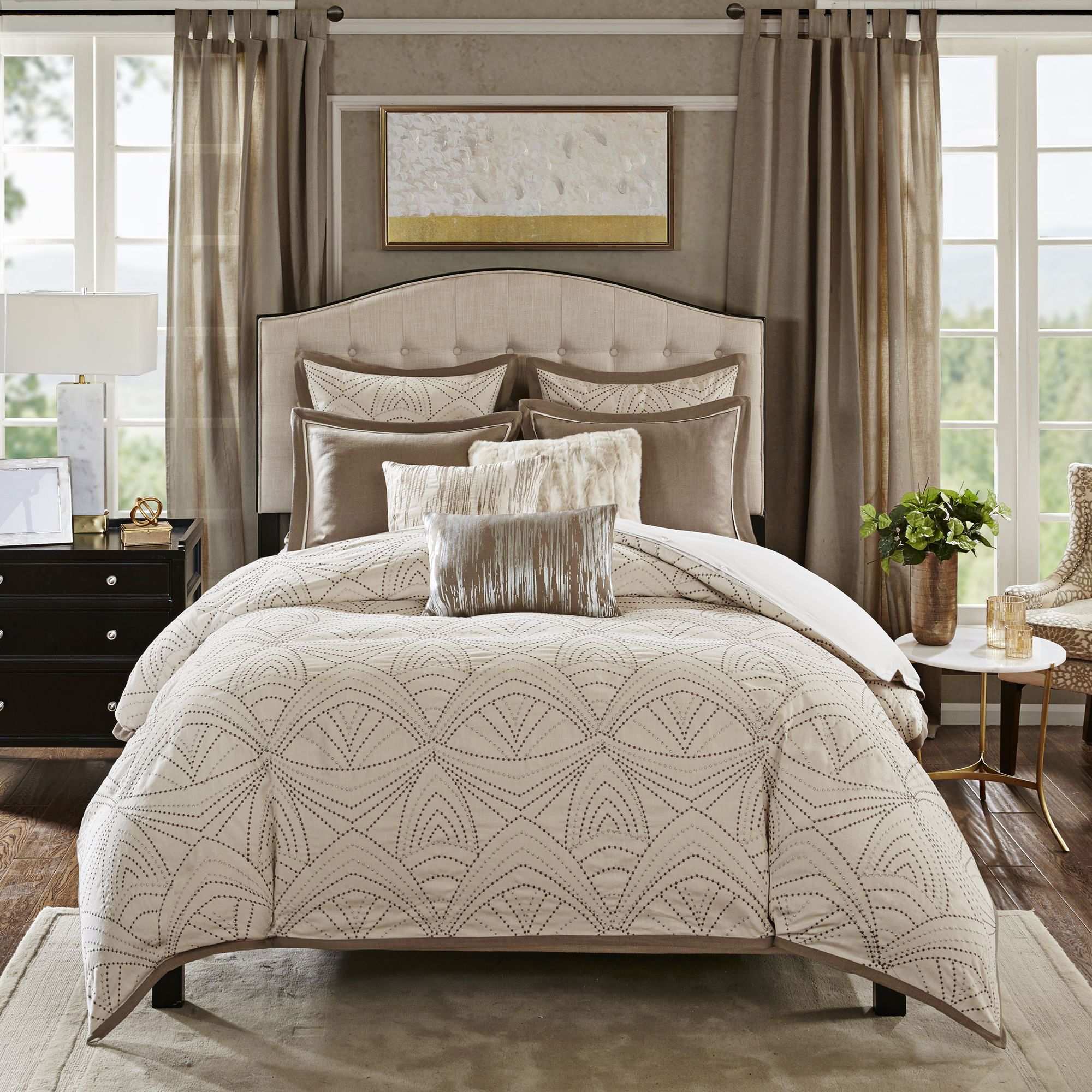 Glamorous Natural Comforter Set 