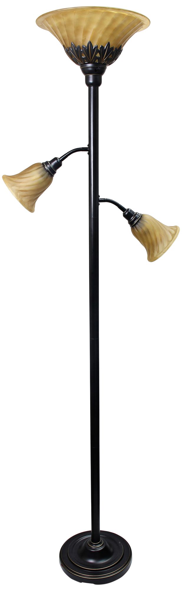 Alma Restoration Bronze 3-Light Floor Lamp