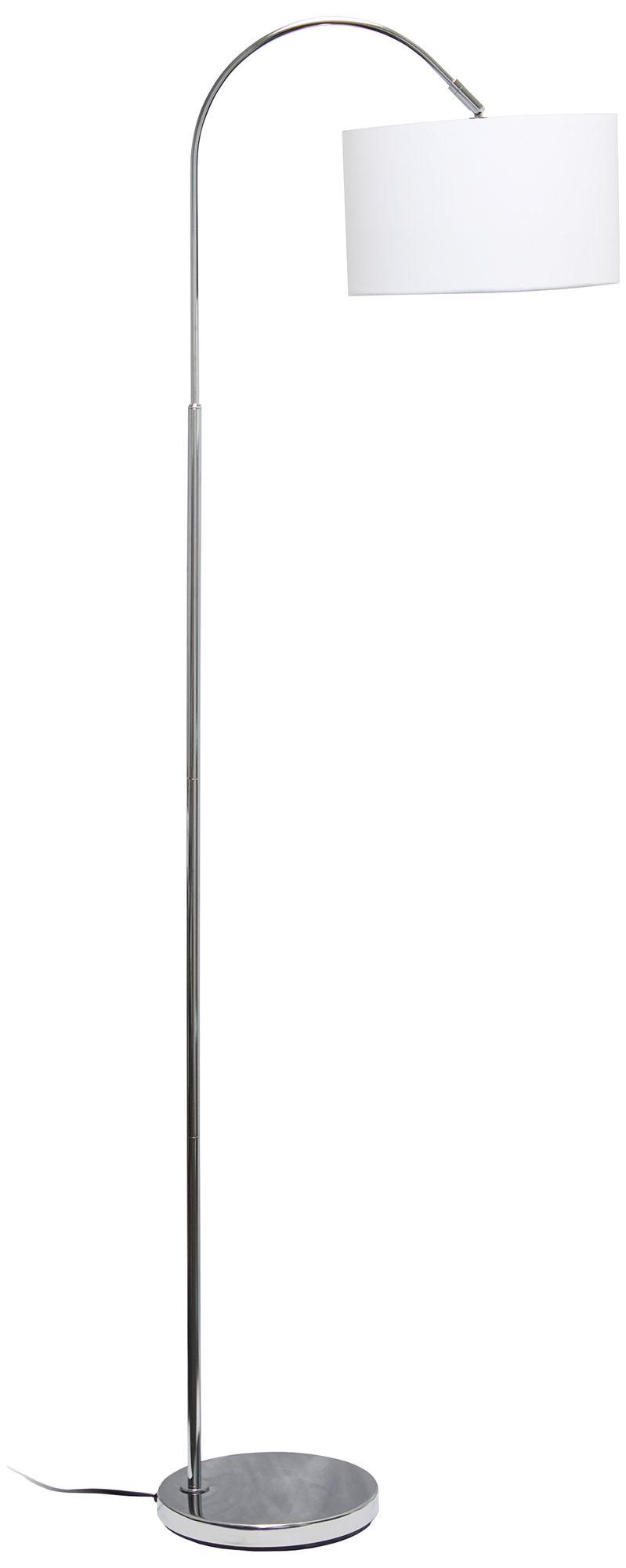 Saranap Brushed Nickel Arched Floor Lamp