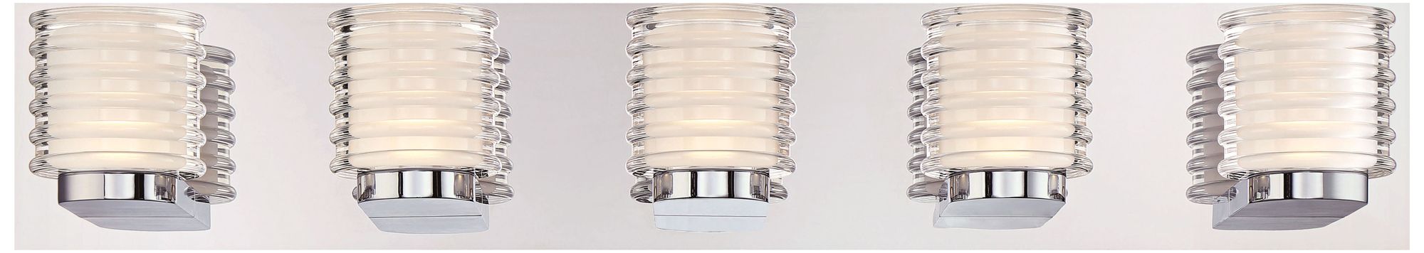 Eurofase Ancona 28 1/2" Wide Chrome 5-LED Bath Light