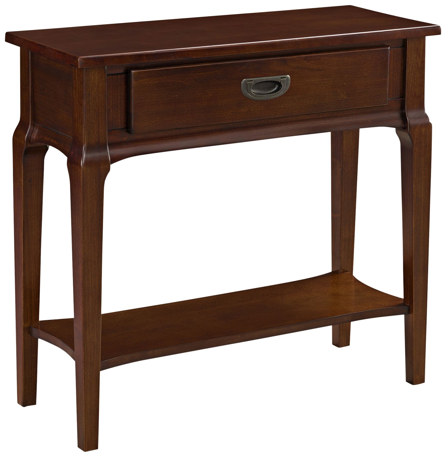 Stratus 30" Wide Heartwood Cherry Wood Hall Stand Table