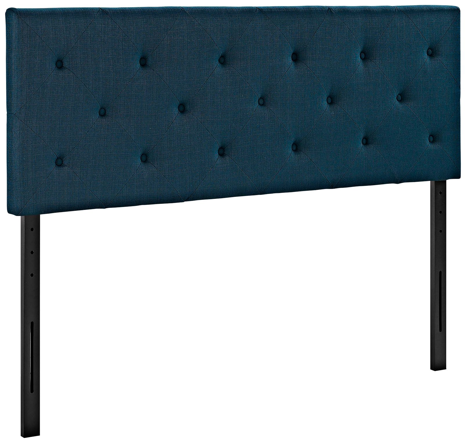 Terisa Azure Fabric Upholstered Headboard