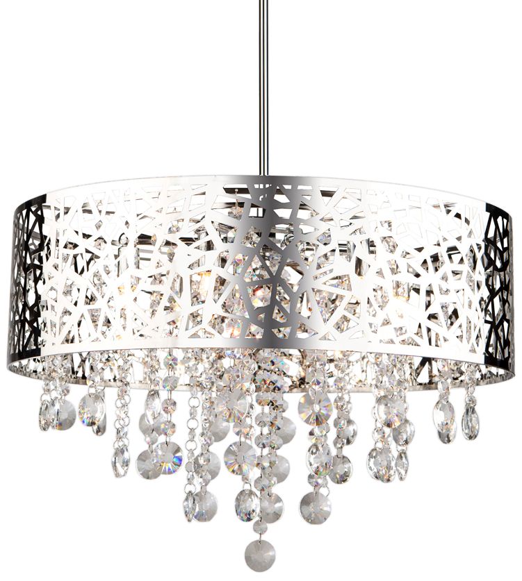 Artcraft Celestial 20" Wide Chrome Pendant Light
