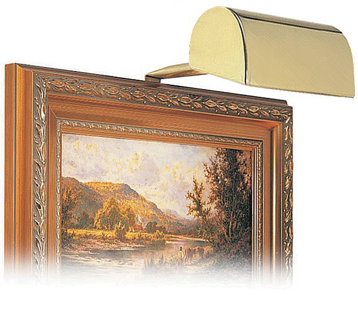 House of Troy 5" Wide Satin Brass Plug-in Picture Light
