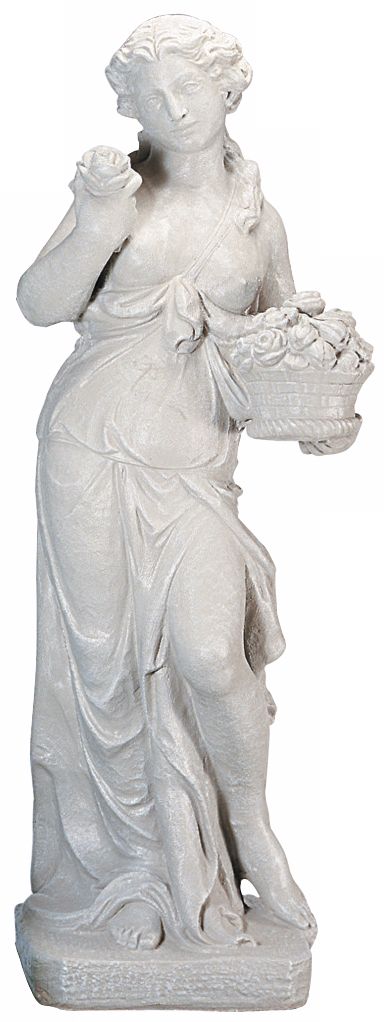 Henri Studio Persephone 60" High Ivory Garden Accent