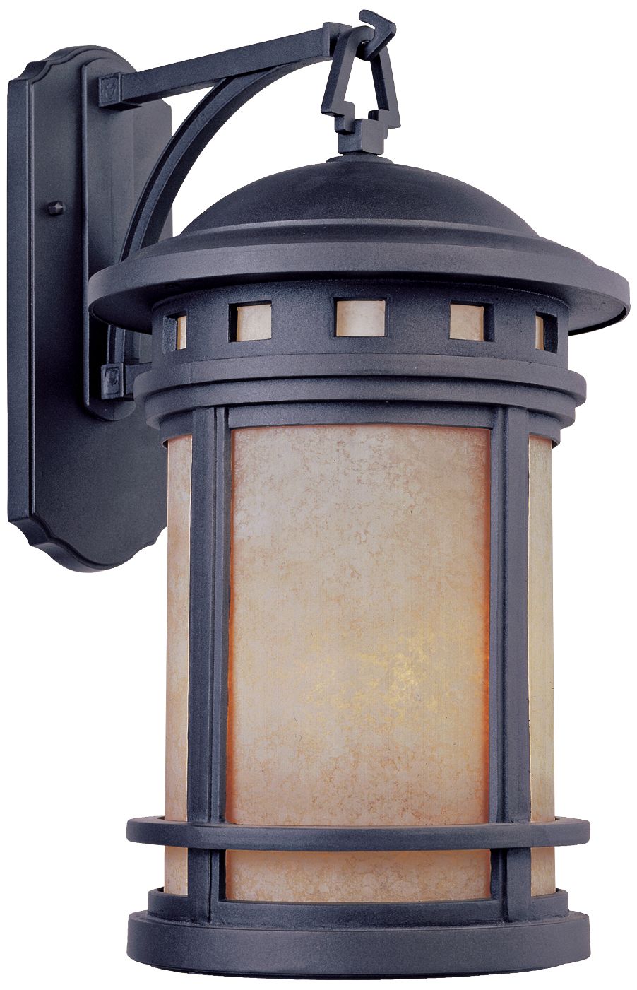 Sedona 13" High Amber Glass Bronze Outdoor Wall Light