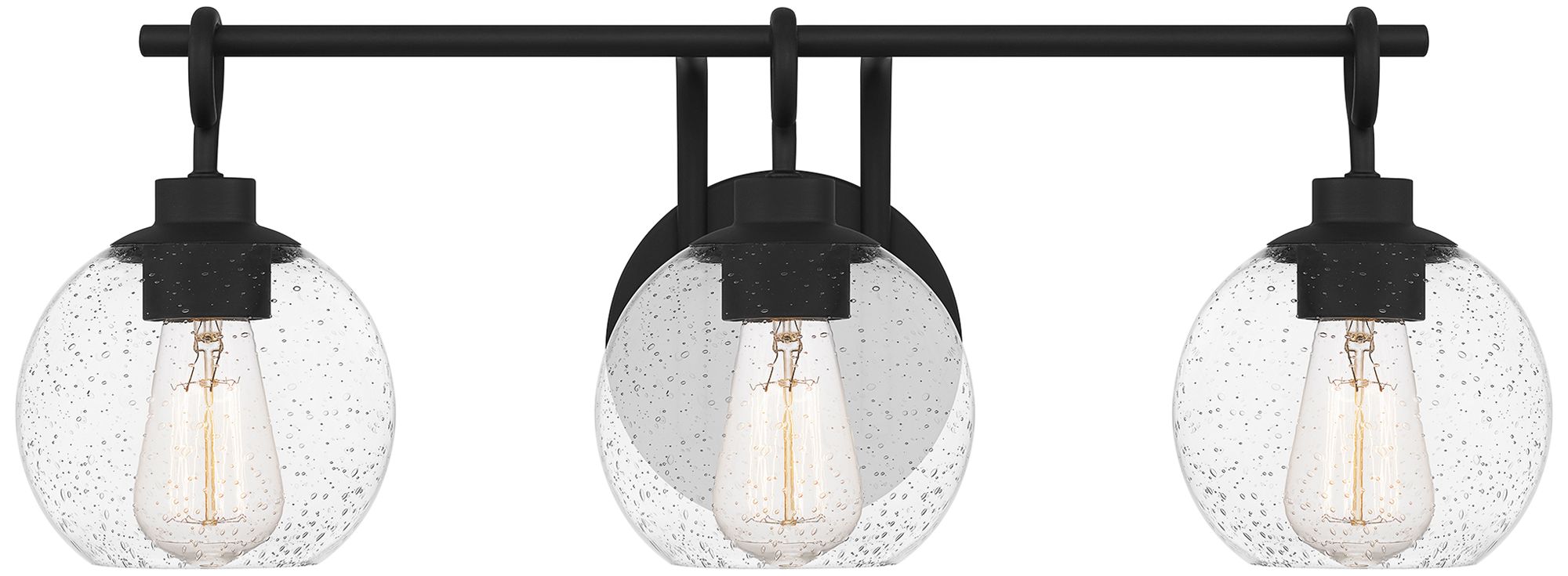 Quoizel Winston 24" Wide Matte Black Bath Light