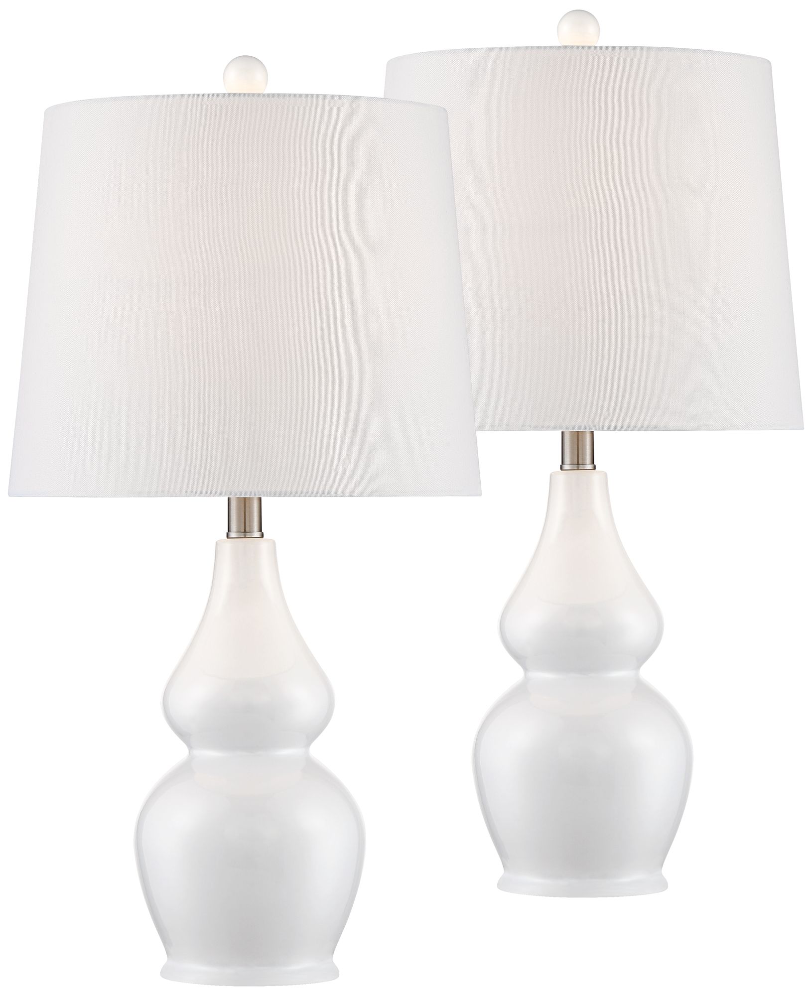 white nightstand lamps