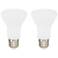 50W Equivalent Frosted 7W LED Dimmable Standard BR20 2-Pack