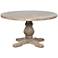 Caleb 55" Wide Reclaimed Desert Wood Round Dining Table