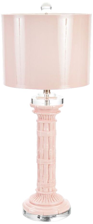 blush pink table lamp