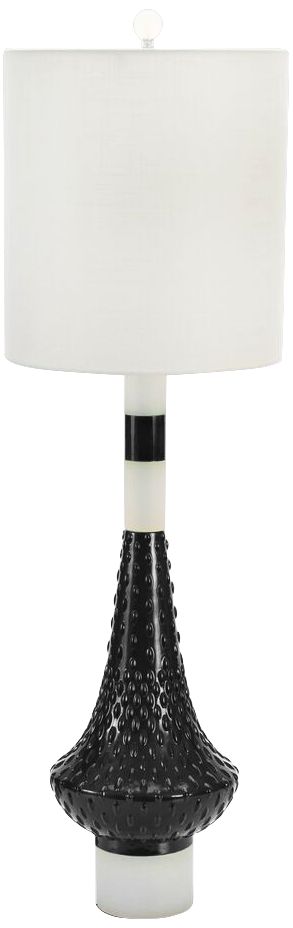 Couture Meg Caswell Edie Black Lacquer Table Lamp