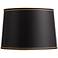 Black Shade with Black and Gold Trim 14x16x11 (Spider)