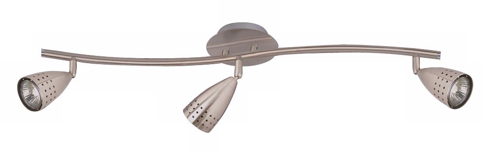 Eurofase Mya 23" Wide 3-Light Satin Nickel Track Fixture