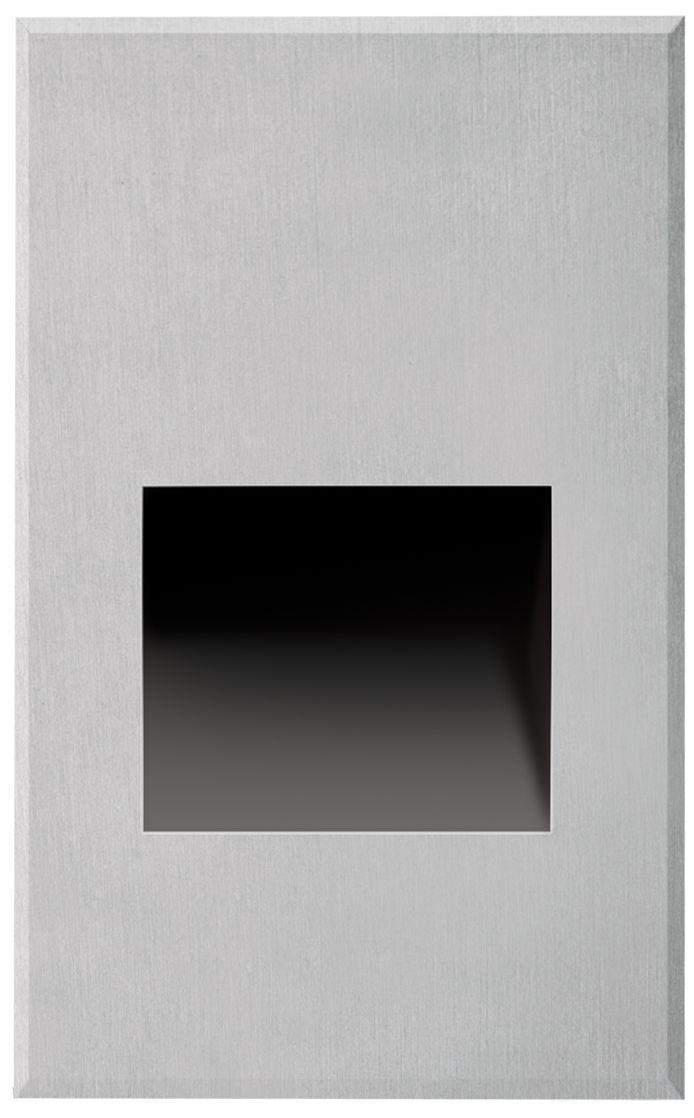 Kuzco Sonic 3" Wide Brushed Nickel Vertical Led Outdoor Step Light