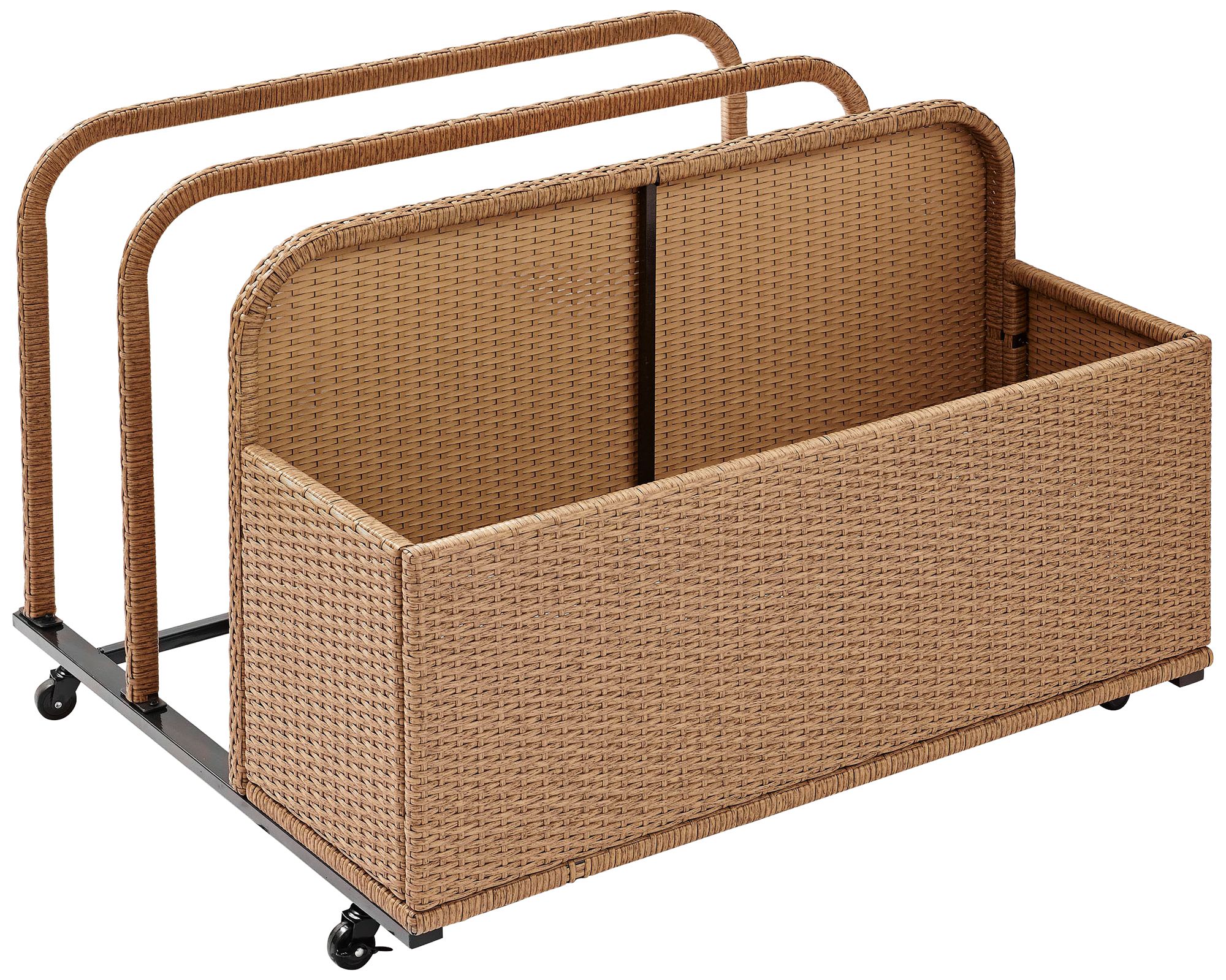 Palm Harbor Light Brown Outdoor Wicker Float Caddy