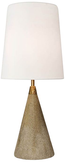 Regina Andrew Gareon Concrete Cone Accent Table Lamp