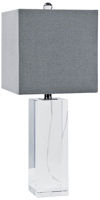 Regina Andrew Roberts Crystal Block Table Lamp