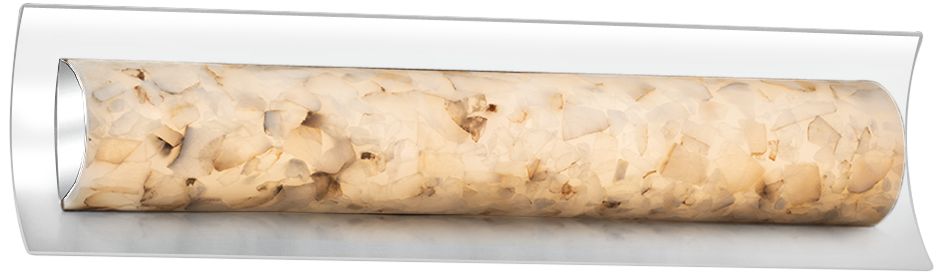 Alabaster Rocks! Lineate 21 1/2" Wide Chrome LED Bath Light