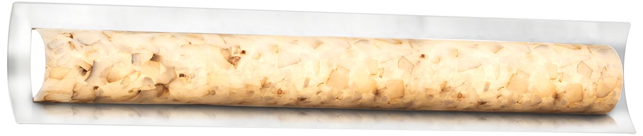Alabaster Rocks! Lineate 30" Wide Chrome LED Bath Light