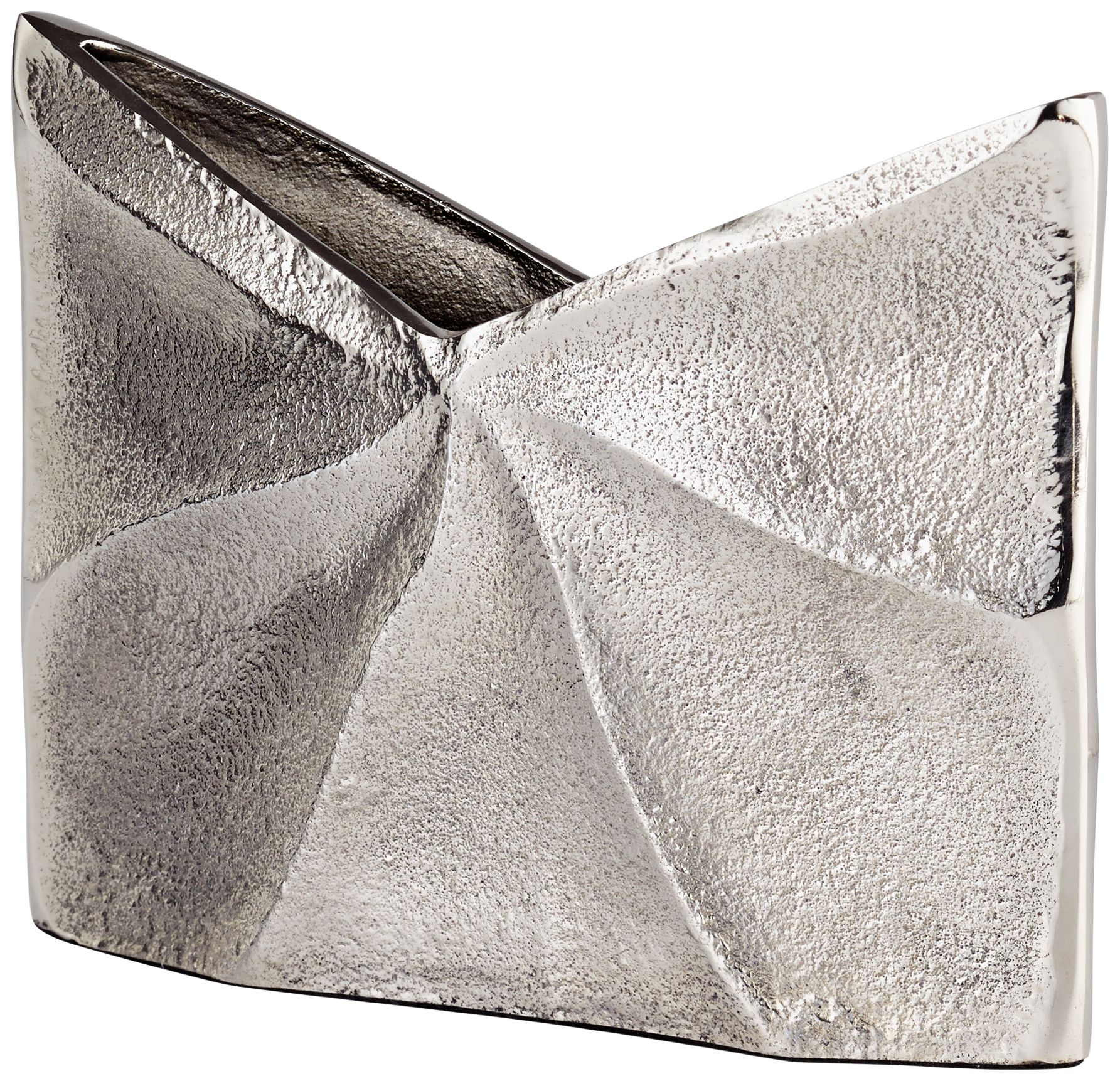 Cyan Design Clarice Raw Nickel 7 3/4" Wide Aluminum Vase