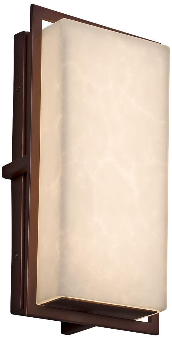Clouds Avalon 12" High Dark Bronze LED Outdoor Wall Light