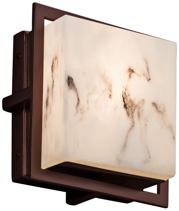 LumenAria Avalon 6 1/2" High Dark Bronze LED Outdoor Wall Light